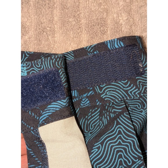 RipSkirt Hawaiian Hibiscus Floral‎ Print Sarong Skirt Cover Up Blue L/G - Picture 8 of 9